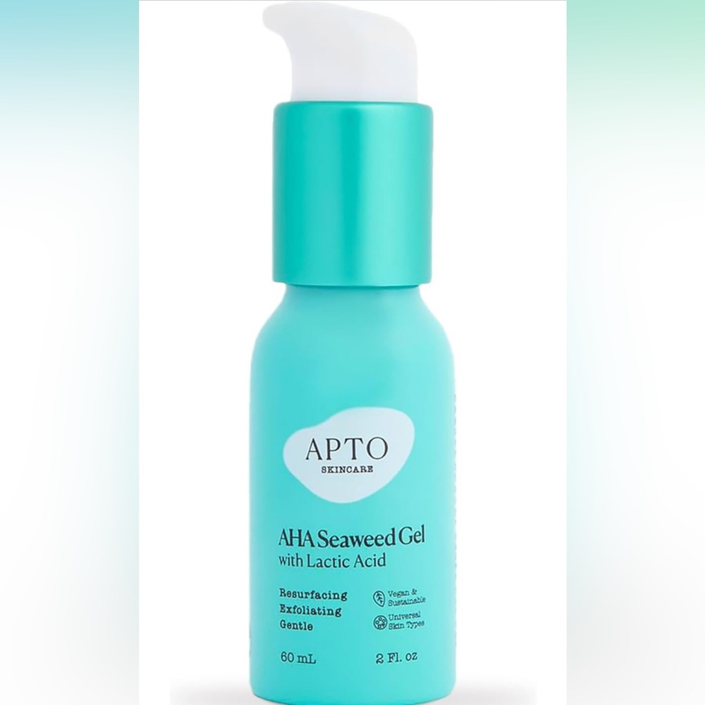 Apto AHA Seaweed Gel w/Lactic Acid: Rinse-Off Resurfacing Chemical Exfoliant